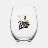 Halloween Weinglas Ohne Stiel (Vorderseite)