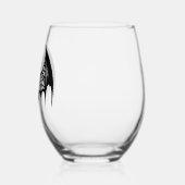Halloween-Weinglas Weinglas Ohne Stiel (Links)