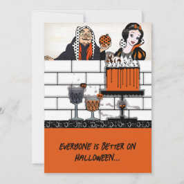 Halloween Weißer Giftapfel Einladung