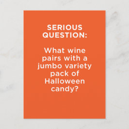 Halloween: Welche Paare mit Wein & Candy? Postkarte