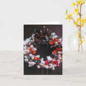 Halloween Welcome ~ Card Karte (Gelbe Blume)