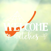 Halloween Welcome Hexen Fensteraufkleber (Blatt 3)
