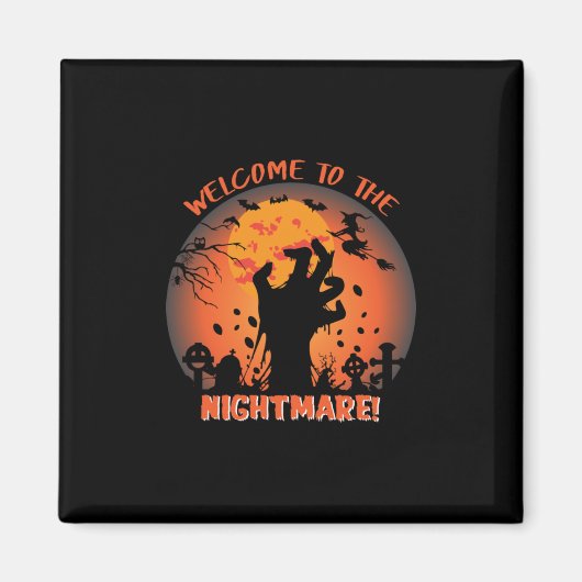 Halloween Welcome To The Nightmare Magnet (Vorne)