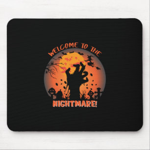 Halloween Welcome To The Nightmare Mousepad