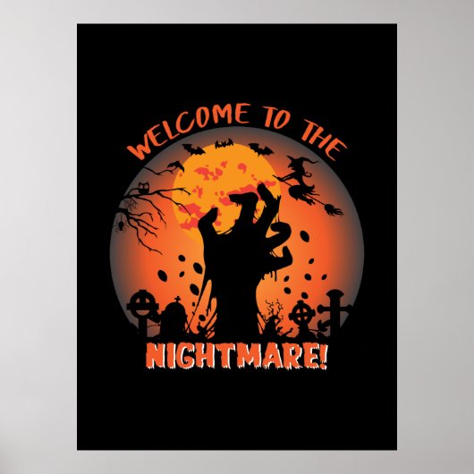 Halloween Welcome To The Nightmare Poster (Vorne)