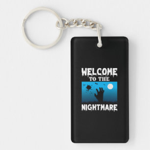 Halloween Welcome To The Nightmare Schlüsselanhänger