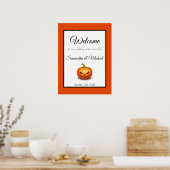 Halloween Welcome Wedding Sign Poster (Küche)
