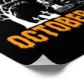 Halloween Welcome Zuhause Oktober Geburtstag Poster (Ecke)