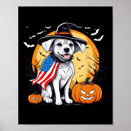 Halloween-Welpe Poster (Vorne)
