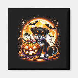 Halloween-Welpen-Hund-T-Shirt4 Magnet