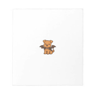 Halloween Welpenliebe � Kawaii Hundekunst Klassisc Notizblock