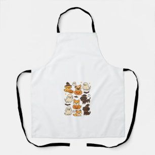 Halloween Welpenliebe � Kawaii Hundekunst Klassisc Schürze