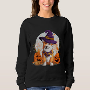 Halloween Welsh Corgi Costume Pumpkin Dog Corgi O Sweatshirt