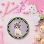 Halloween Welsh Springer Spaniel Pappteller (Party)