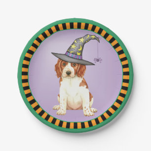 Halloween Welsh Springer Spaniel Pappteller