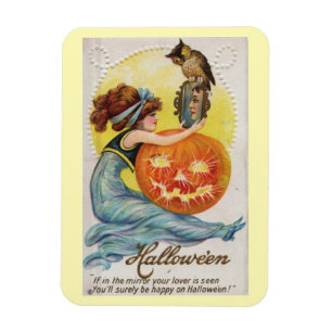 Halloween, wenn dein Liebhaber gesehen wird Vintag Magnet