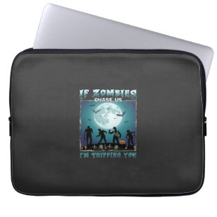 Halloween wenn Zombies uns jagen_1 Laptopschutzhülle