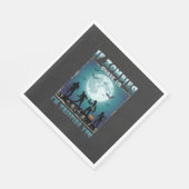 Halloween wenn Zombies uns jagen_1 Serviette (Ecke)