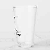 Halloween "Wer Will einen Brooo?" Ghost-Bier-Glas Glas (Links)