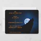 Halloween - Werden Sie bei uns, wenn Sie es wagen Einladung (Rückseite)