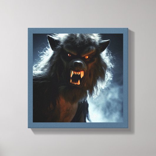 Halloween - Werewolf 1 Leinwanddruck (Vorderseite)