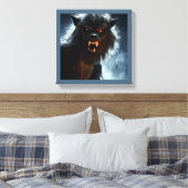 Halloween - Werewolf 1 Leinwanddruck (Insitu (Schlafzimmer))
