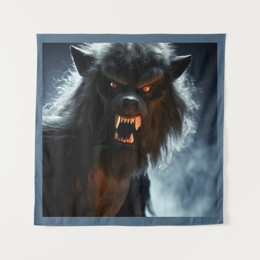Halloween - Werewolf 1 Wandteppich (Vorderseite)