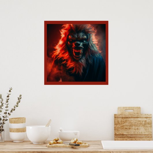 Halloween - Werewolf 4 Poster (Küche)
