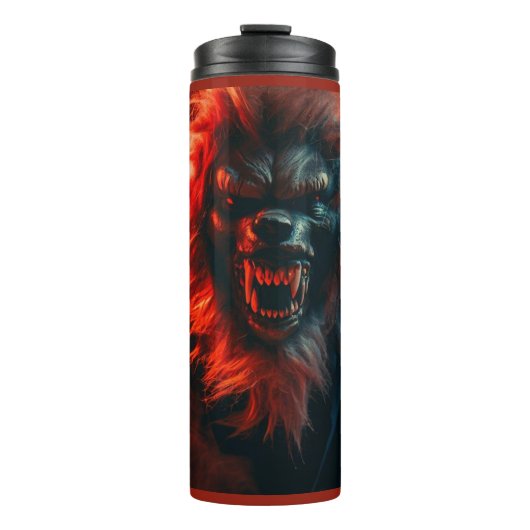 Halloween - Werewolf 4 Thermosbecher (Vorderseite)