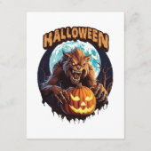 Halloween Werewolf Begleitkarte (Rückseite)