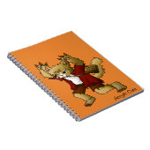 Halloween Werewolf Cat Notizblock (Rechte Seite)