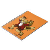 Halloween Werewolf Cat Notizblock (Linke Seite)