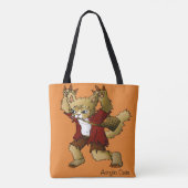 Halloween Werewolf Cat Tasche (Rückseite)