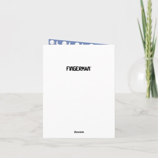 Halloween Werewolf Greeting Karte (Rückseite)