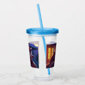 Halloween/Werewolf/Herbst/Acrylic Tumbler Acryltrinkbecher (Links)
