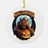 Halloween Werewolf Keramik Ornament (Vorne)