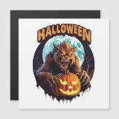 Halloween Werewolf Magnetkarte (Vorne/Hinten)