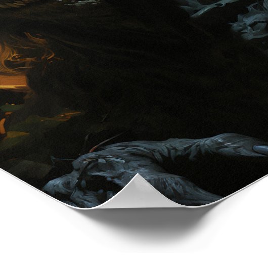 Halloween Werewolf Poster (Ecke)