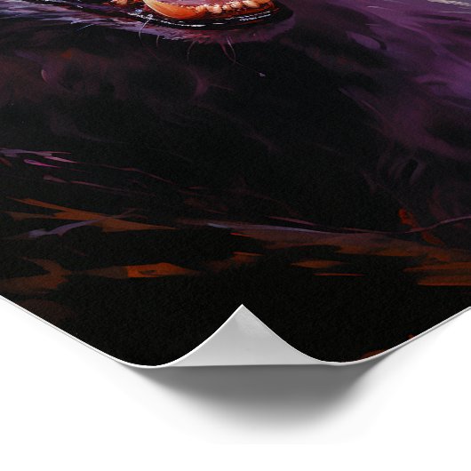 Halloween Werewolf Poster (Ecke)