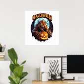 Halloween Werewolf Poster (Heimbüro)
