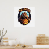 Halloween Werewolf Poster (Küche)