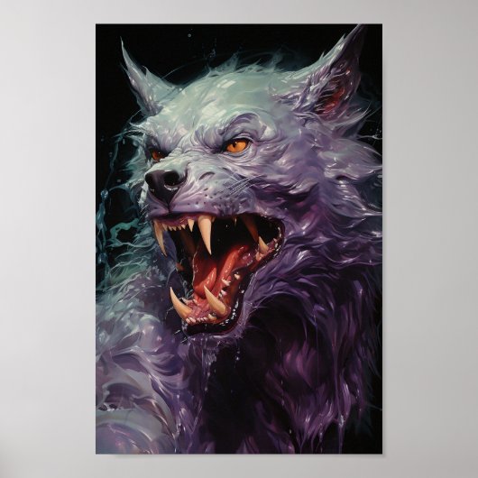 Halloween Werewolf Poster (Vorne)
