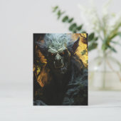 Halloween Werewolf Postkarte (Stehend Vorderseite)
