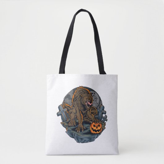 Halloween Werewolf Tasche (Vorderseite)