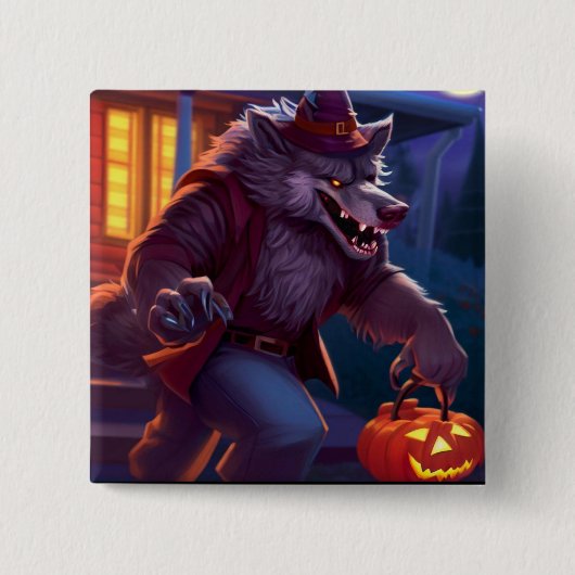 Halloween/Werwolf/Herbst/Herbst Button (Vorderseite)