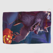 Halloween/Werwolf/Herbst/Herbst Golfhandtuch (Horizontal)