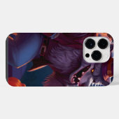 Halloween/Werwolf/Herbst/Herbst iPhone Hülle (Rückseite (Horizontal))