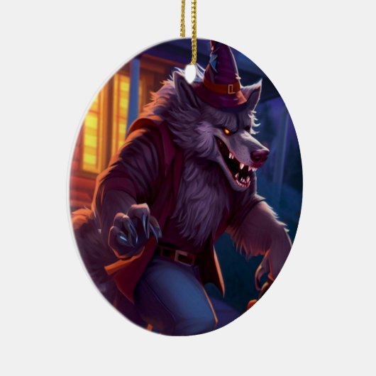 Halloween/Werwolf/Herbst/Herbst Keramik Ornament (Rechts)