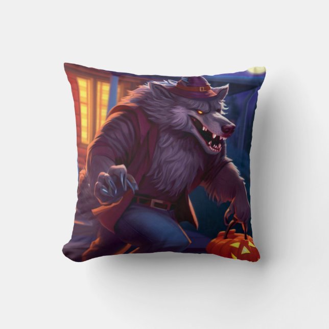 Halloween/Werwolf/Herbst/Herbst Kissen (Vorderseite)