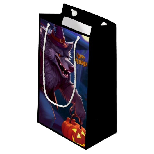 Halloween/Werwolf/Herbst/Herbst Kleine Geschenktüte (Vorderseite Schrägansicht)